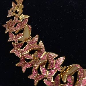 swarovski butterfly necklace